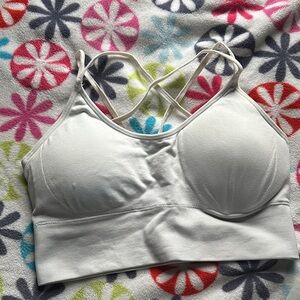NVGTN White Sports Bra
